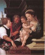 Barend van Orley The Holy Family (mk05) USA oil painting artist